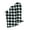 Black, variant on Kate Aurora Living 2 Pack Gingham Plaid Checkered Country Farmhouse Oven Mitts - Assorted Colors