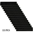 thumbnail image 2 of Stair Treads under $5! Yannianjz 15-Piece Stair Treads, Non-Slip Carpet Mats for Indoor Steps, Self-Adhesive Runner for Kids, Elders, and Pets, Easy to Clean, 2 of 7