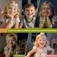 thumbnail image 3 of Tatuajes temporales AWINMAY Luminous para niños, 310 unidades con estilos mixtos, 3 of 6