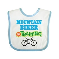 Inktastic Mountain Biker in Training Boys or Girls Baby Bib