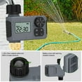 thumbnail image 3 of Cowin Sprinkler Timer, Outdoor Garden Hose Faucet Timers with Rain Delay/Manual/Automatic Watering System, Digital Irrigation Timer for Yard, 1 Outlet, Gray, 3 of 7