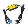 thumbnail image 2 of Methold Cable adaptador de Audio auxiliar USB para coche de 12V CC, reproductor de CD de repuesto para vehículo, Cable convertidor de 3,5mm, Cables de audio/vídeo, 2 of 6