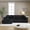 Black, variant on YWEN 108" Boneless Cloud Sectional Couches for Living Room, Comfy Fluffy L Shaped Memory Foam Deep Seat Boneless Couch, Modular Sectional Sofa with Left Facing Chaise