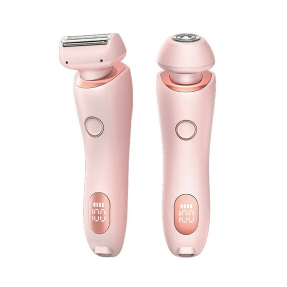 Women’s Dual-Head Electric Hair Removal Trimmer - Precision Grooming for Body & Intimate Areas - Women’s Hair Removal Device