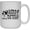 White Coffee Mug 15oz, variant on Scooter Rider Coffee Mug, White Mug, Tea Cup 15 oz