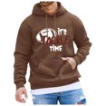 thumbnail image 1 of toraway Sweat-Shirt Surdimensionné Robe Patchwork Hiver Mode Homme Sport Imprimé à Manches Longues Pull-Over Sweat-Shirt Texture Décontracté S, 1 of 4
