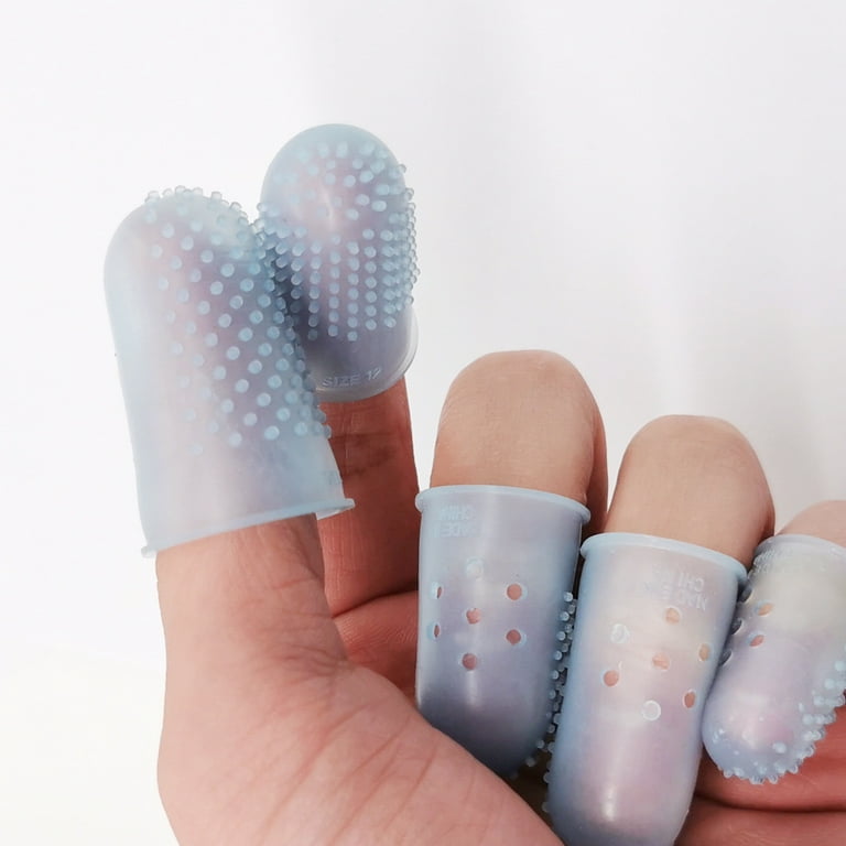 Finger Protectors Finger Caps Silicone Fingertips Protection - Gel