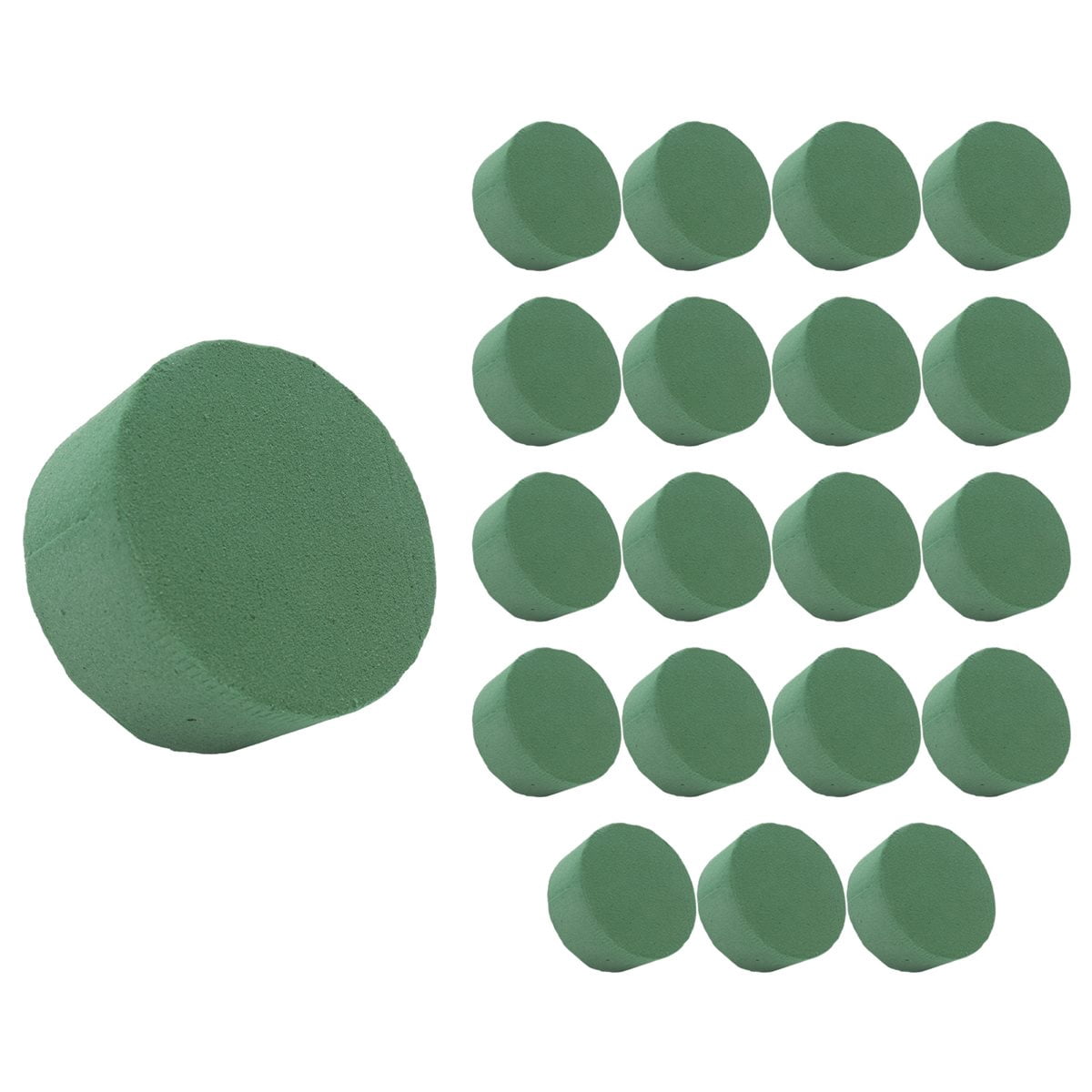 Round Floral Foam Pack of 20,Wet Florist Block Flower Arrangement Supplies for Craft Project,Party Decoration