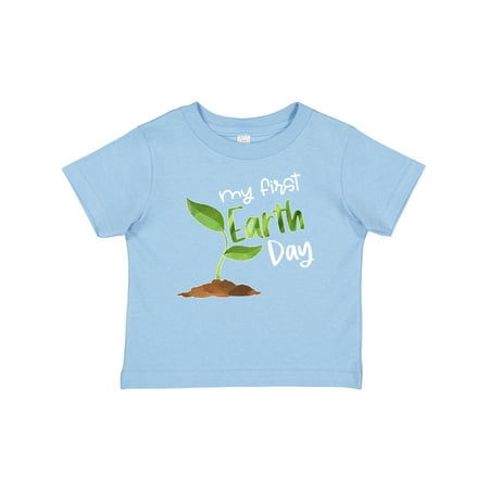 

Inktastic My 1st Earth Day Sprouting Plant Gift Baby Boy or Baby Girl T-Shirt