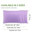 thumbnail image 5 of Unique Bargains 2Pc Breathable Zipper Closure Pillowcases Wisteria Standard, 5 of 8