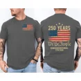 thumbnail image 4 of 250th Anniversary USA Shirt, America 250 Years Celebration T-Shirt, Patriotic Unisex Tee, 4 of 5