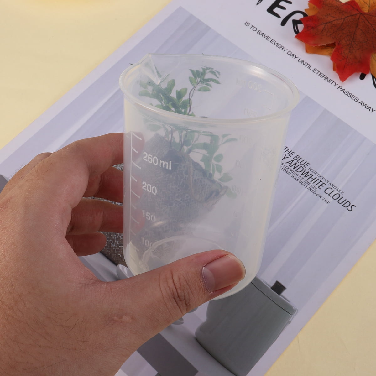 6 Tasses à Mesurer En Silicone – Graduées, Réutilisables, Pour Résine Époxy, Peinture, DIY Artisanal