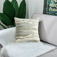 thumbnail image 4 of 2pcs Textured plush quicksand sense color Throw pillow pillow cover sofa cushion cover no core - grey, 4 of 5