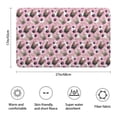 thumbnail image 3 of French Bulldog Cute Bone Paw Print Bathroom Rugs Mat,Non Slip Microfiber Bathroom Rug,Rubber Backing,Soft Bathroom Mats for Bathroom Floor,Tub and Shower,17x27in(43x68cm), 3 of 5