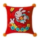 thumbnail image 1 of Funda de almohada de año Nuevo chino, funda de almohada decorativa creativa, funda de almohada bordada, funda de cojín para sala de estar, coche, Estilo A, 1 of 9