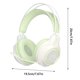 thumbnail image 3 of Oferta especial: Auriculares con cable para estudiantes, para estudiar y jugar, para niños y niñas | ABS, verde, Akmoler, 3 of 7