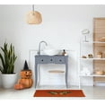 thumbnail image 3 of 24" 36" Simply Daisy Rare Swallowtail Butterfly Novelty Chenille Area Rug, Perfect Orange, 3 of 4