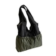 thumbnail image 3 of Bolso de hombro para mujer, estilo casual, ideal para otoño e invierno, para ir de compras, el trabajo, vacaciones o fiestas. Negro, 3 of 7