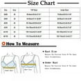 thumbnail image 2 of XuJwPNcy 2pc Bras for Women Comfortable Front Closure Bras Lace No Underwire Bralettes Push up Full Coverage Everyday Bras, 2 of 3