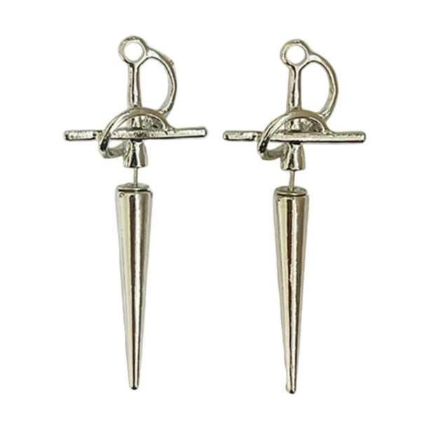 Pendientes góticos jinwen plata vintage punk