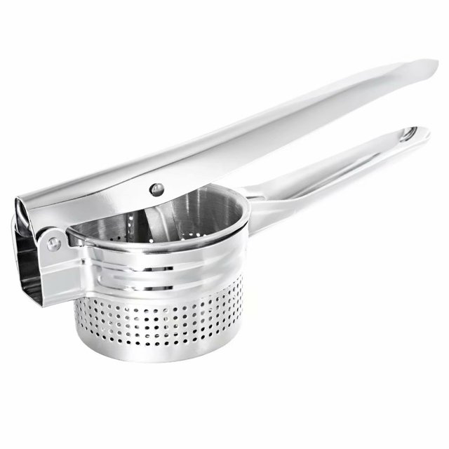 Mashed Potatoes Masher,Stainless Steel Potato Ricer Heavy Duty with Ergonomic Handles,Best Potato Ricer Masher for Cauliflower,Spaetzel and Boiled Eggs