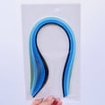thumbnail image 1 of BUYISI Length Longevity DIY Decoration Gradient Package Content X Quilling Paper Blue, 1 of 6