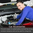 thumbnail image 3 of 2Pcs Battery Terminal Connector 4 Way Positive Negative Battery Terminal Clamps Quick Release Adjust Disconnect Tool For Car Van Truck, 3 of 9