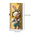 thumbnail image 3 of Housse de Porte de Pâques, Décoration de Fête avec Rideau Horizontal, pour Séance Photo Extérieure, Couleur, 3 of 6