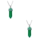 thumbnail image 3 of Colgantes Amuletos de cristal puntiagudos Sonducket Hexágono Verde 2piezas, 3 of 6