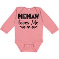 thumbnail image 3 of Inktastic My Memaw Loves Me Boys or Girls Long Sleeve Baby Bodysuit, 3 of 5