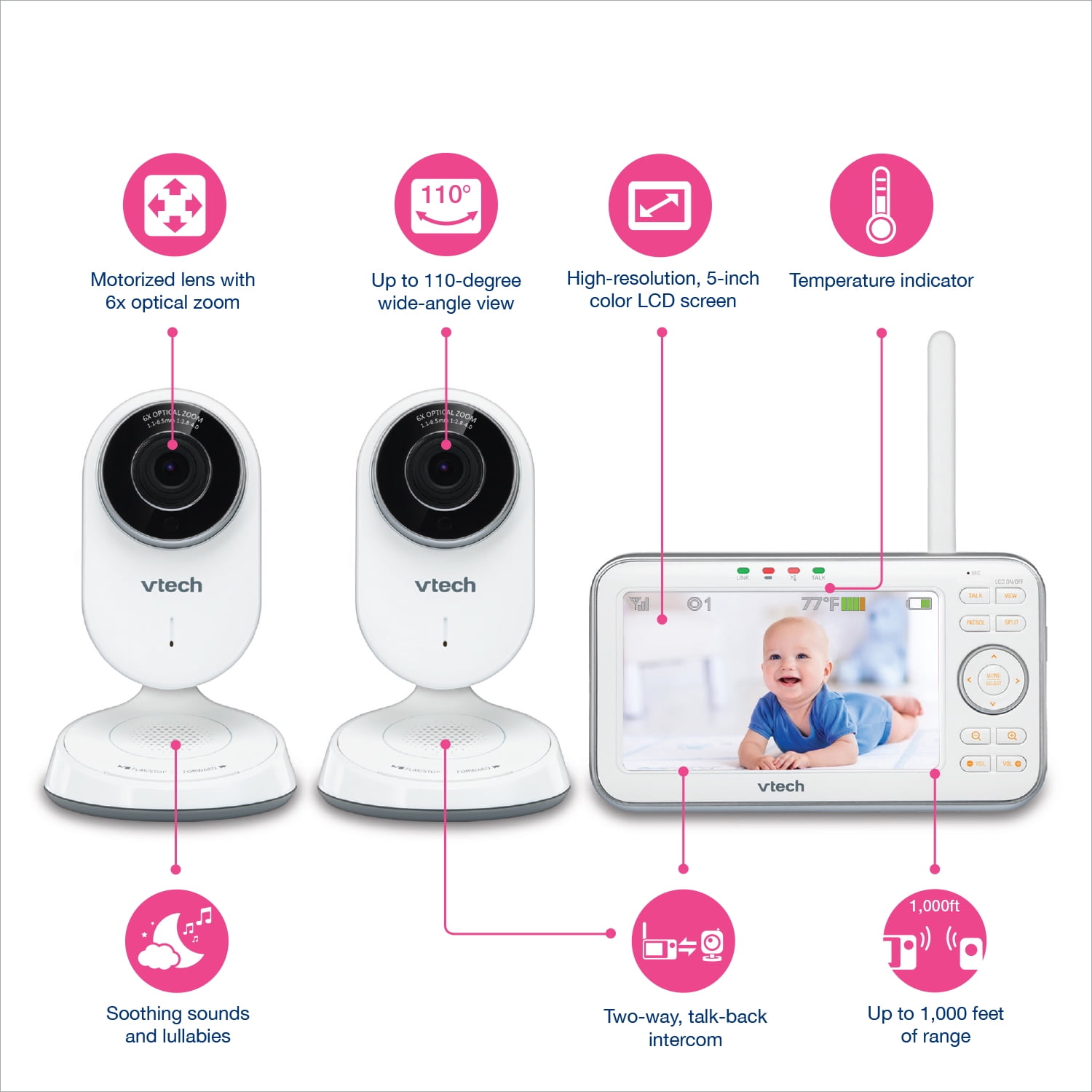 vtech video monitor vm5271