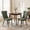 Olive Green, variant on NORDICANA Modern Dining Chairs Set of 4, Farmhouse Kitchen Parsons Chairs Tufted, Space Saving, Olive Green