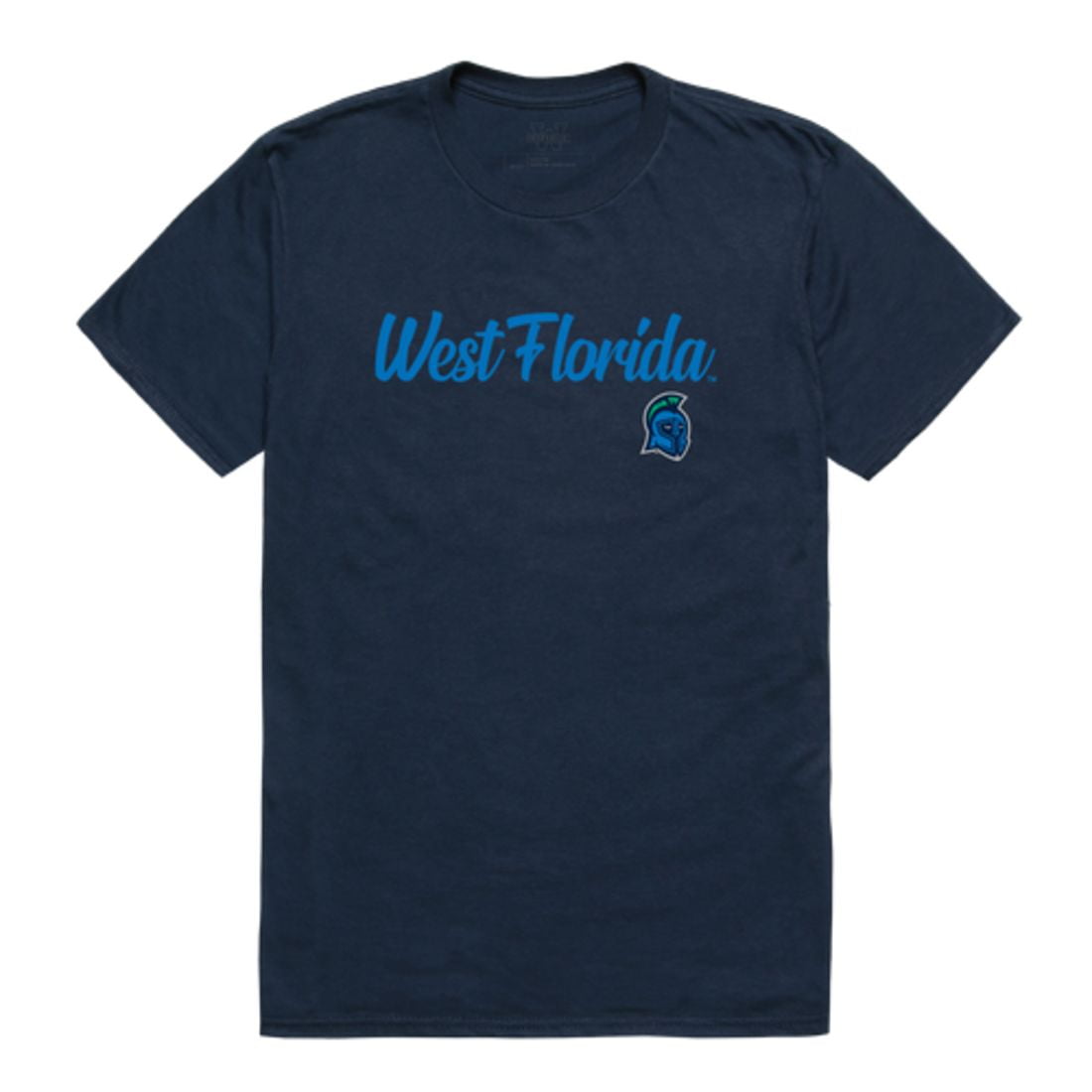 UWF University of West Florida Argonauts Script Tee T-Shirt Blue Small ...