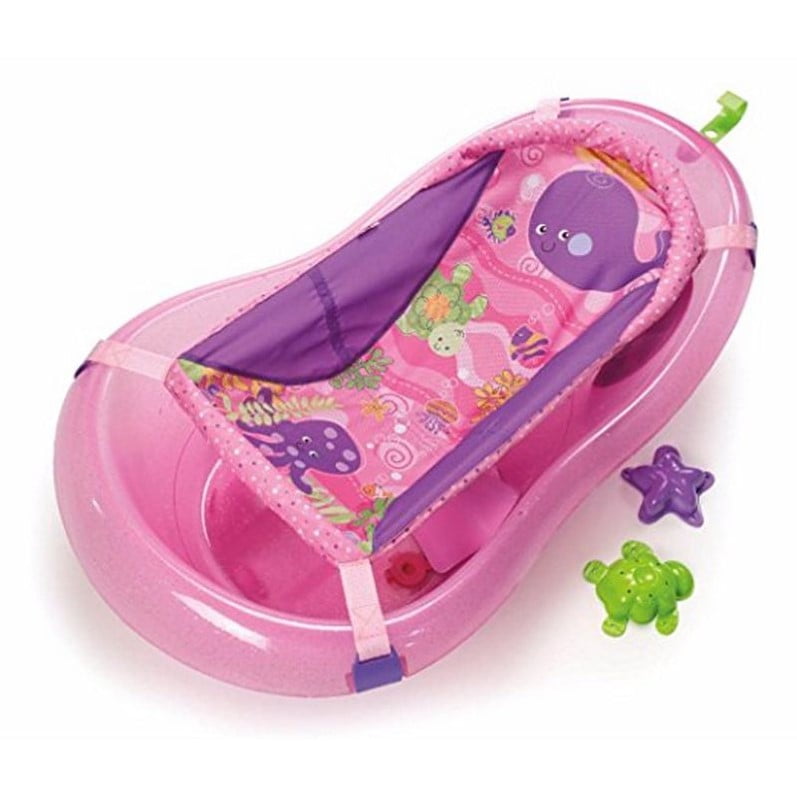Fisher Pink Sparkles Tub, Pink Infant Bathtub
