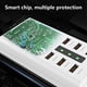 thumbnail image 4 of Cargador USB de 6 puertos 30W 5V/6A Cargador adaptador de corriente 2A Carga rápida para iPhone/iPad/Samsung/Xiaomi/Huawei/Oppo/Realme/OnePlus/DISPOSITIVOS USB, etc. TUNC Sencillez, 4 of 5