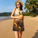 thumbnail image 3 of Fotbe Pastoral Sunflower Corgi Vestido de Verano sin Mangas para Mujer – Vestido Midi Línea A, Estilo Camiseta Floral, Vestido Playero Casual y Fluido, 3 of 7