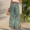 thumbnail image 2 of Bovemsi Wide Leg Pants Woman Women's With Pockets High Waist Adjustable Loose Casual Trousers Business Work Travel Pants, 2 of 4