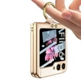 thumbnail image 2 of Dteck for Samsung Galaxy Z Flip 6 Case with Ring Stand, Electroplating Border Galaxy Z Flip 6 Slim Protective Cover with Built-in Screen Protector, Black, 2 of 5