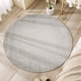 thumbnail image 5 of SIXHOME 6'x6' Round Rugs for Living Room Abstract Gradient Area Rugs Machine Washable Rugs Ultra Soft Neutral Carpet Rugs for Bedroom Dining Room Office Playroom Modern Home Decor Non Slip Rug Beige, 5 of 8
