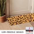 thumbnail image 3 of Yellow and Black Of Leopard Print Door Rugs,Washable Non Slip Door Mats Indoor,Decorative Door Mats,Entry Mat Indoor for Entrance,Bedroom,Kitchen,Bathroom,16"x47", 3 of 6