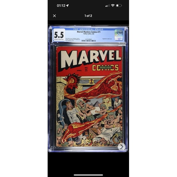 Marvel Mystery Comics #71 - CGC 5.5 Comic Book