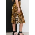 thumbnail image 4 of Stylish Tiger Satin Skirt, 4 of 5
