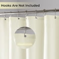 thumbnail image 6 of Yiannan Fabric Water-Repellent Stall Shower Curtain,Mold Resistant & Machine Washable Shower Curtain liner,36x72 inches,Sand, 6 of 7