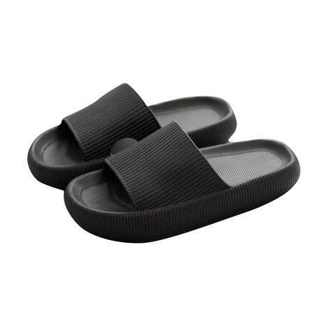 

Non-slip Ultra-Soft Slippers 4cm EVA Flip Flop Athletic Sandal for Summer Bathroom Home Office Solid New