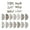 F26, variant on 7829 30Pcs Reusable Plastic Painting Stencils 11.8x5.9in Flower Drawing Templates for Handmade Door Sign Wall Decoration