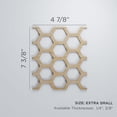 thumbnail image 3 of Ekena Millwork 4 7/8"W x 7 3/8"H x 1/4"T Extra Small Westmore Decorative Fretwork Wood Wall Panels, Red Oak, 3 of 18