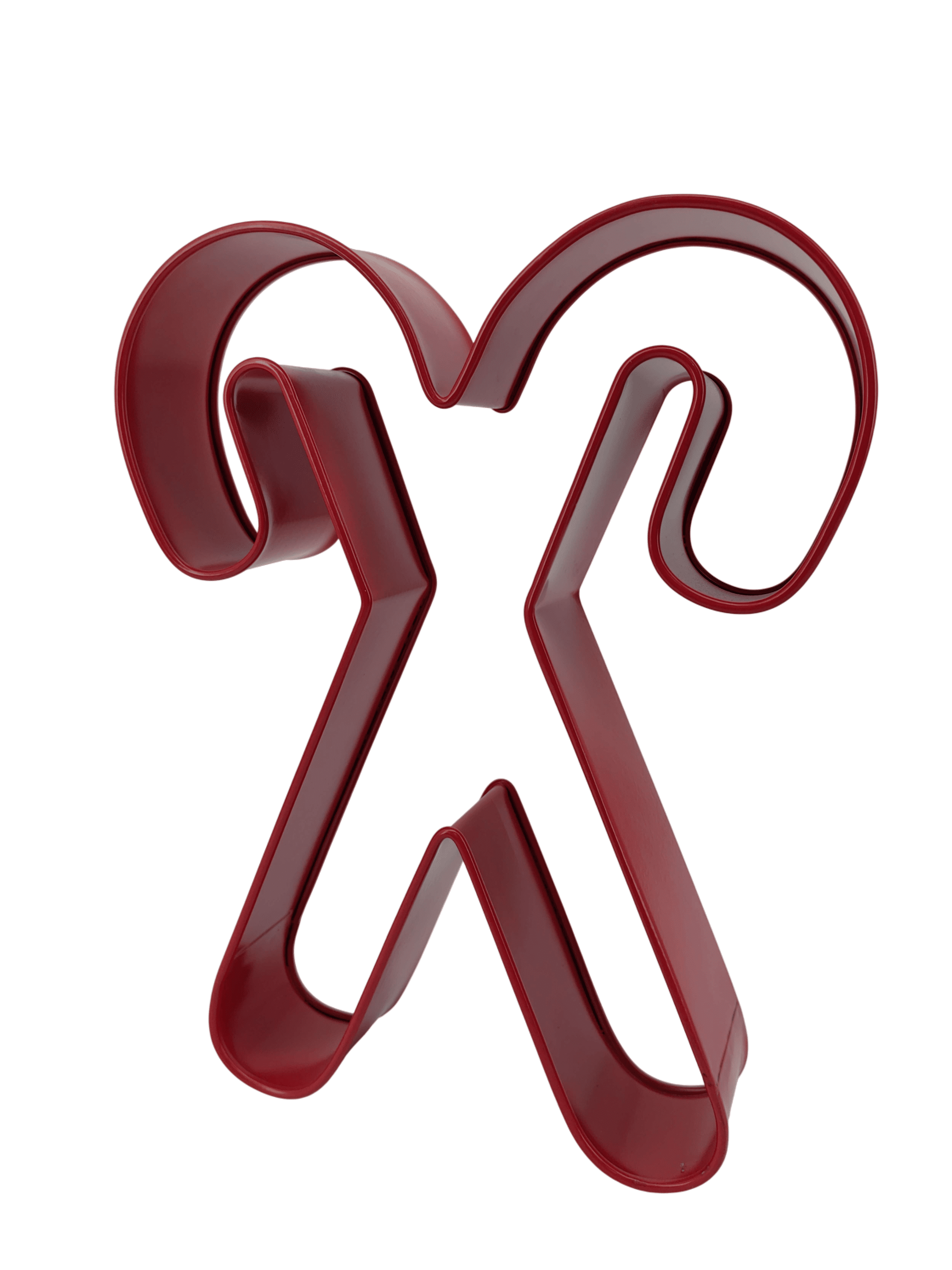 Metal Candy Cane Cookie Cutter Christmas Decoration, Red, 10", by Holiday Time