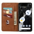 thumbnail image 6 of Feishell for Google Pixel 7 6.3 inch Wallet Case,Shockproof Ultra Thin Premium PU Leather Magnetic Closure Card Slots Cash Pocket TPU Bumper Shock Absorbing Flip Kickstand Phone Cover,Brown, 6 of 9
