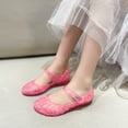 thumbnail image 2 of Ecetana Girls Jelly Sandals Princess Costumes Flats Shoes Cosplay Birthday Party Dress Up Shoes for Kids Toddler, 2 of 7
