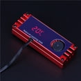 thumbnail image 3 of Disipador De Calor Ssd M2, Temperatura Del Enfriador, Pantalla Digital Oled M.2 2280 Nvme Ssd, Disco Duro De Estado Sólido, Almohadilla Térmica De Calor Para Radiador Speravity EL012621-00, 3 of 6